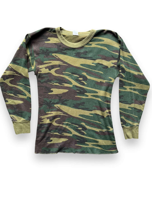 Front view of Vintage Camo Waffle Thermal M