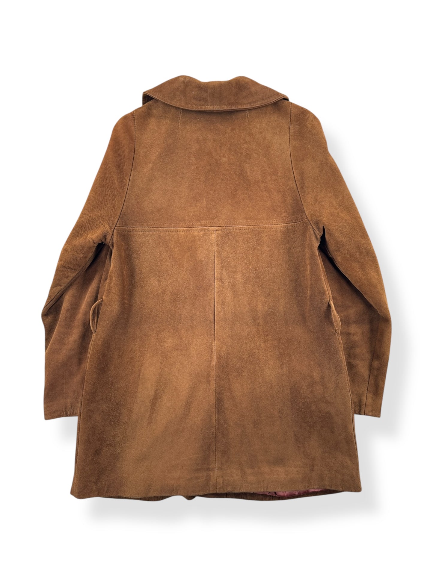 Back of Vintage Womens 1960s Marquis of London Suede Jacket SZ M