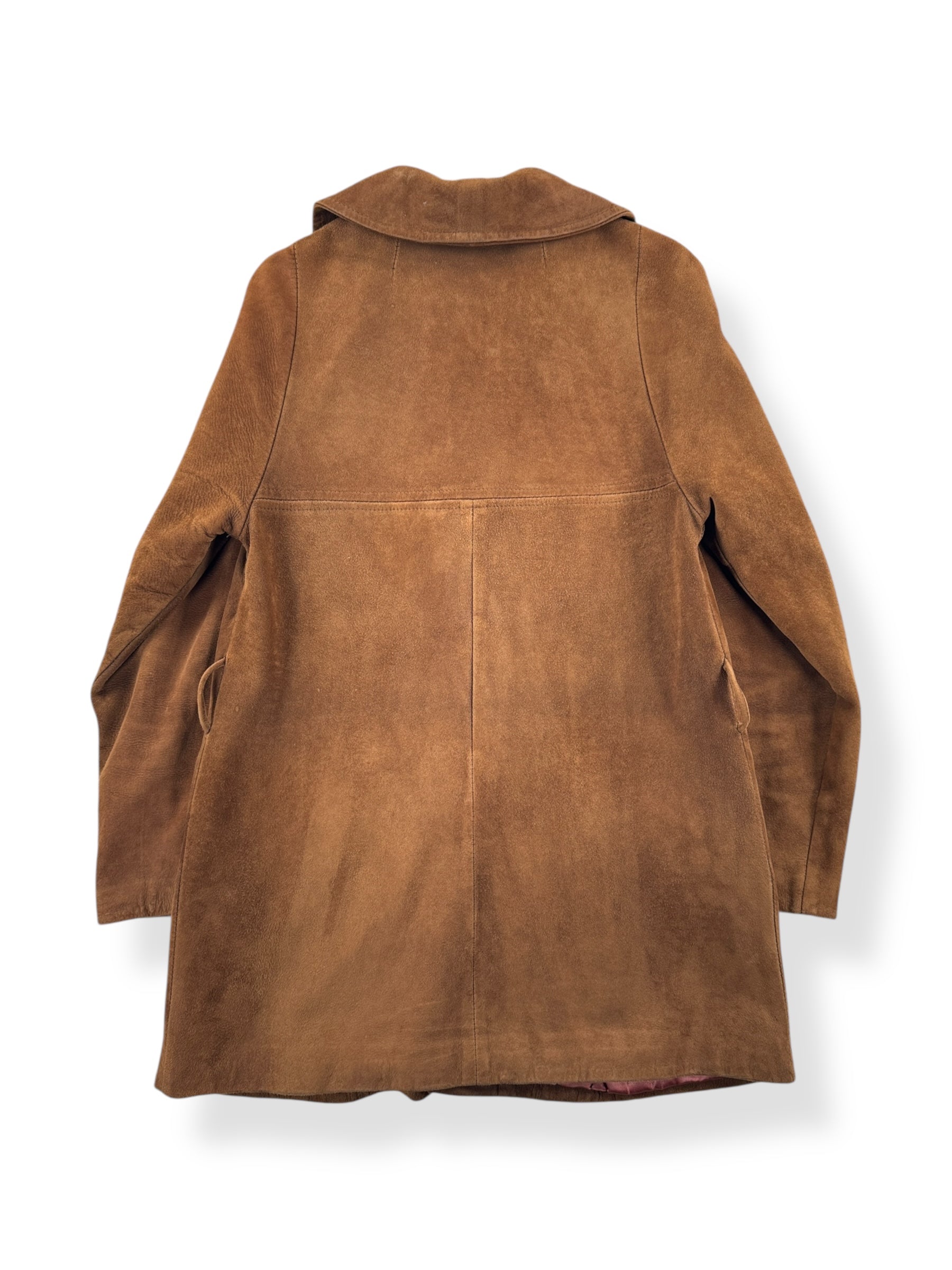 Back of Vintage Womens 1960s Marquis of London Suede Jacket SZ M
