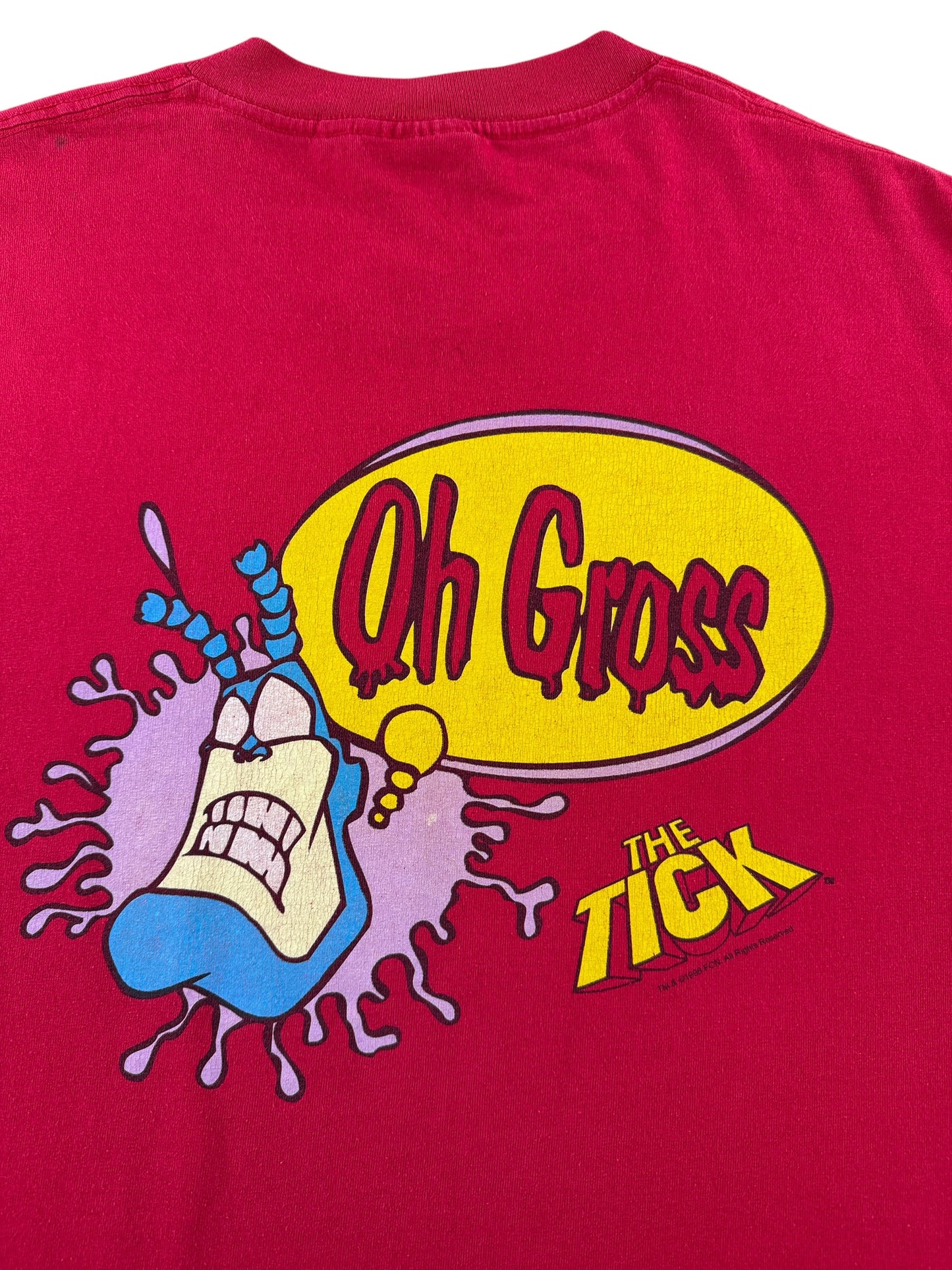 Back Graphic of Vintage 1998 The Tick Tee SZ XXL