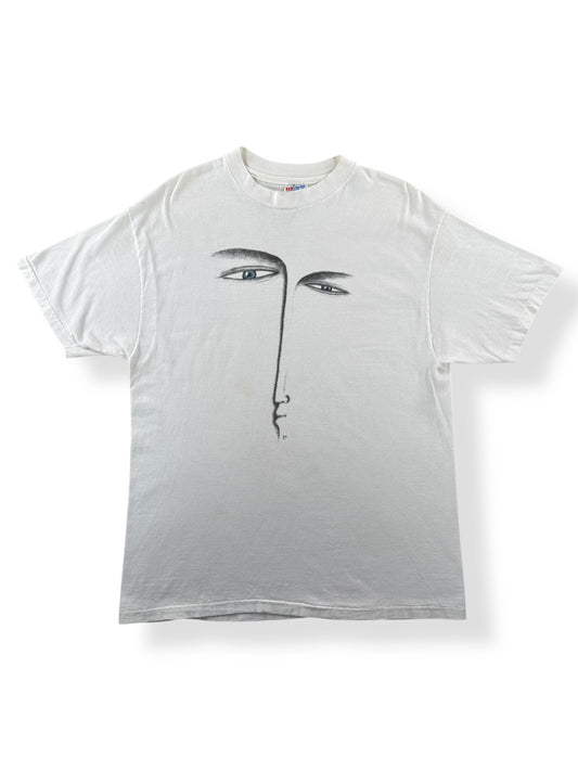 Front of Vintage Face Art Tee SZ L