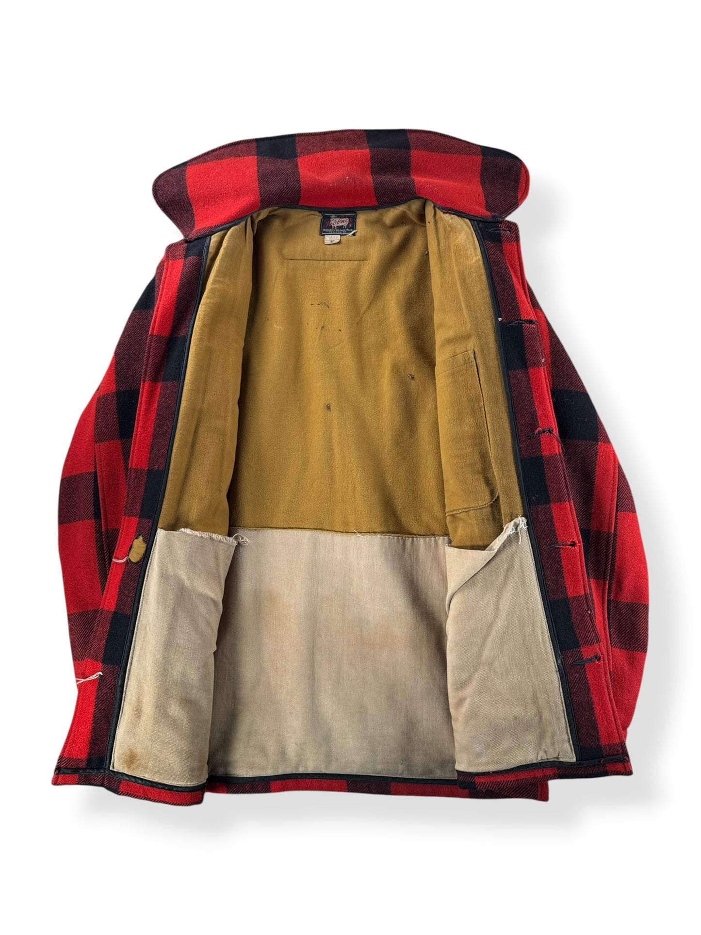 Inside of Vintage 40s/50s Woolrich 2 Piece Hunting Set