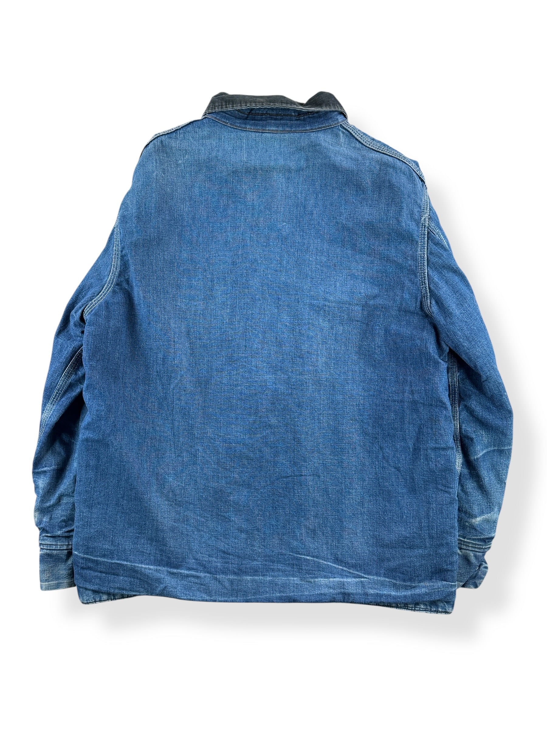 Back of Vintage Sears Blanket Lined Chore Coat SZ 42