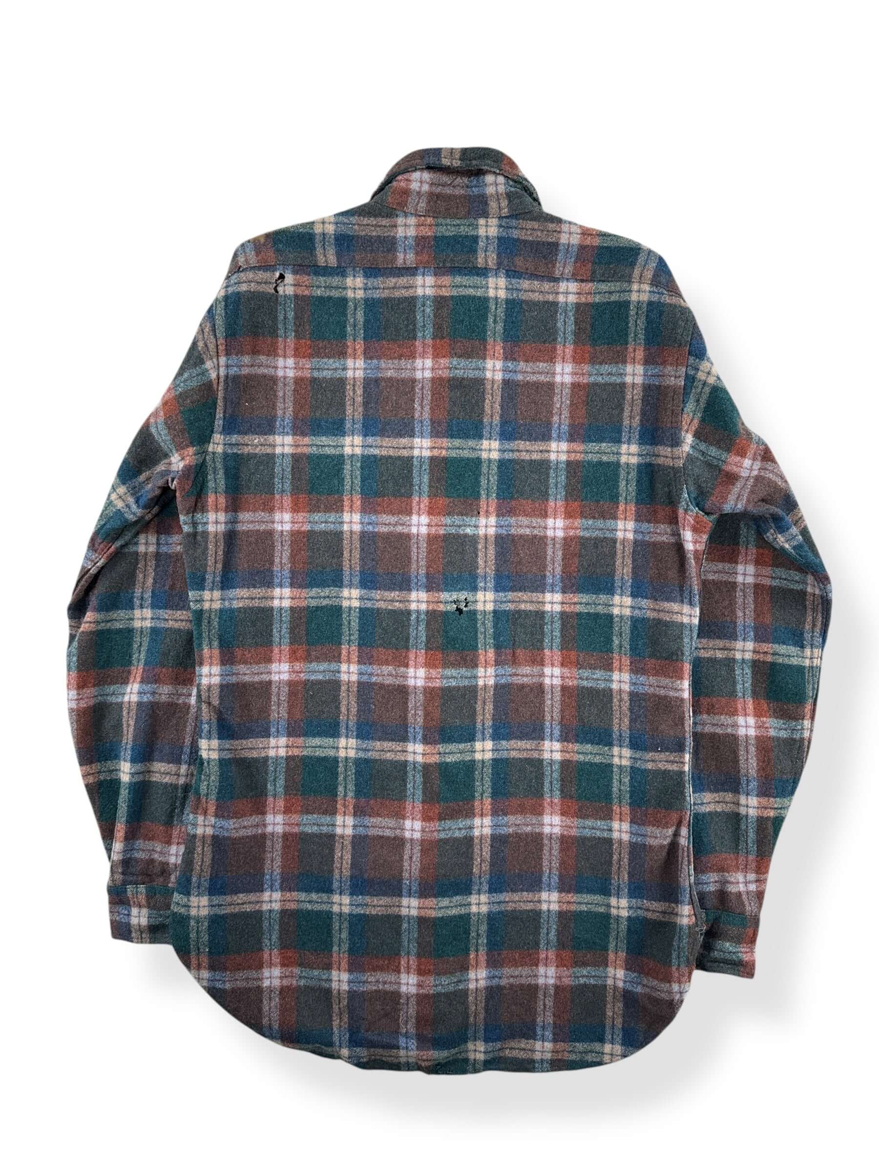 Back of Vintage Pendleton Flannel SZ S AS IS