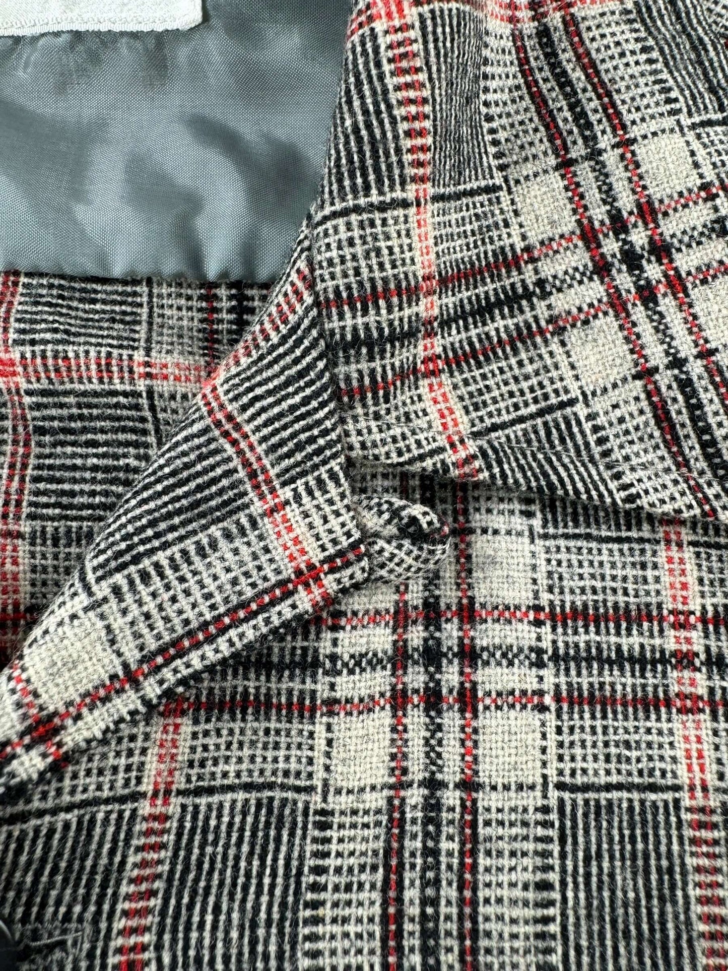 Loop Collar on Vintage Kentfield Wool Blend Loop Collar Flannel SZ M