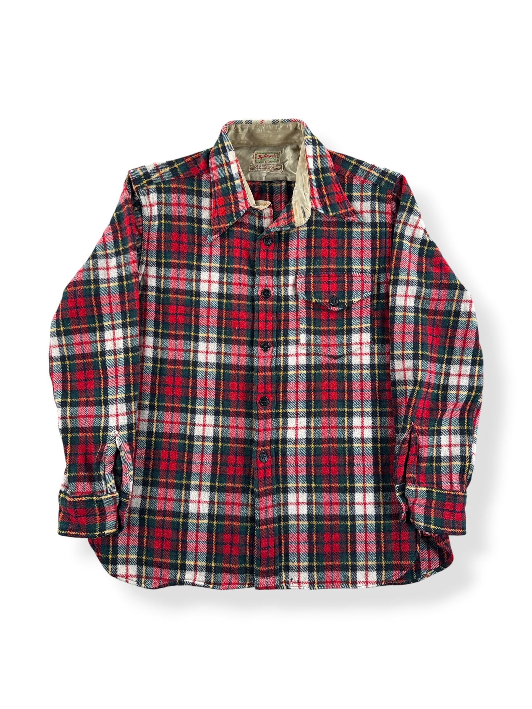 Front of Vintage McGregor Seymour Flannel Shirt SZ M