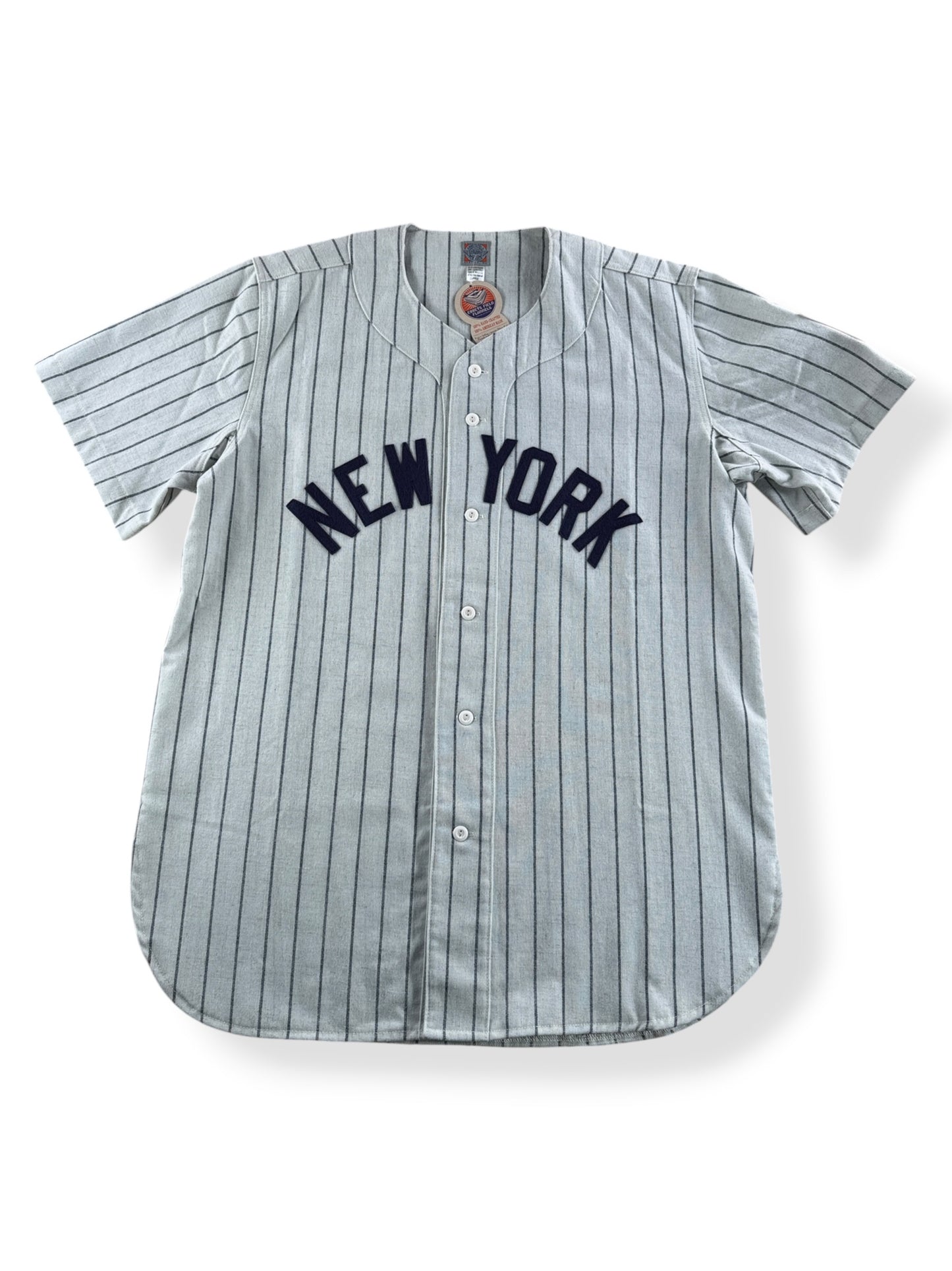 Front of Deadstock EFF New York Baseball Jersey