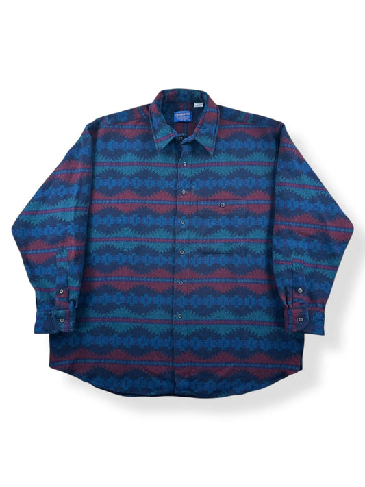 Vintage Pendleton Southwest Wool Flannel SZ XL