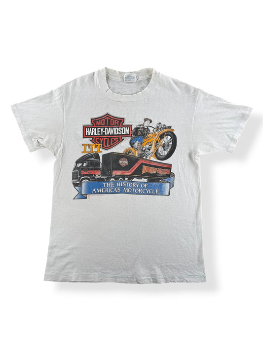 Front of Vintage ITT Harley Davidson Shredder Tee SZ L (Fits M)