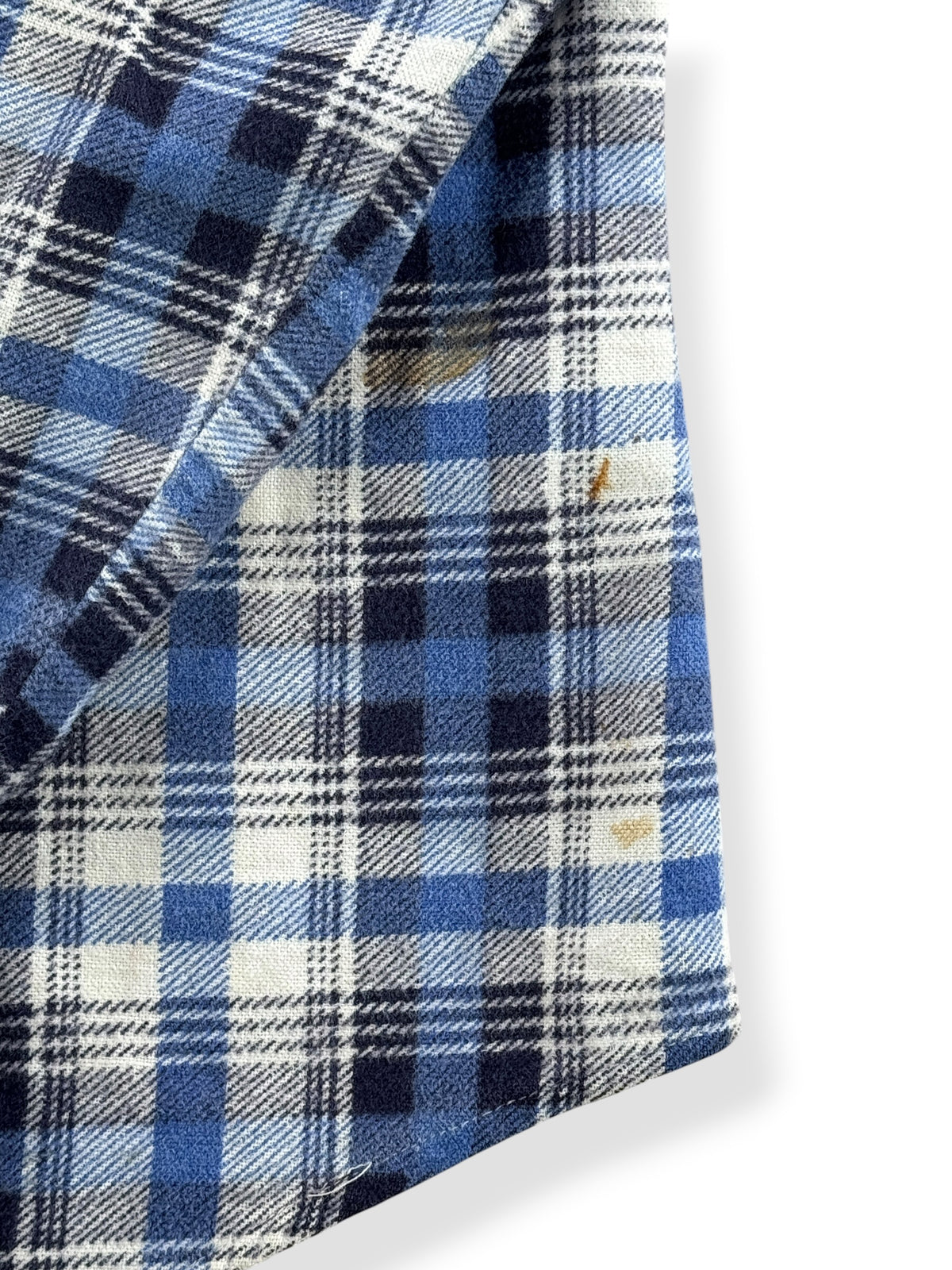 Minor stains on Vintage 70's Printed Cotton Flannel SZ S
