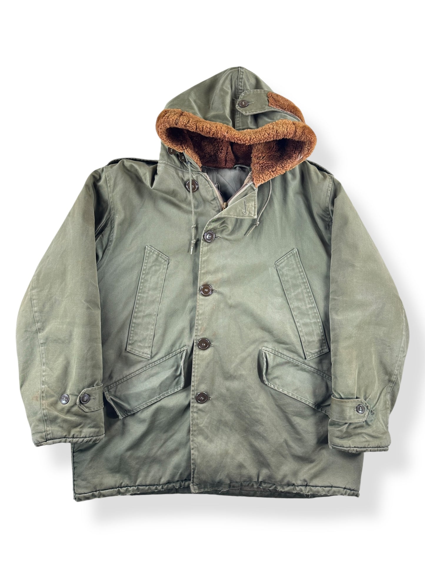 Front of Vintage 50s Civilian B-9 Parka SZ XL/XXL