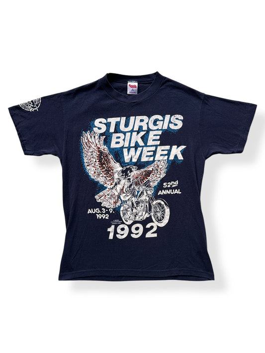 Front of Vintage 1992 Sturgis Bike Week Tee SZ M