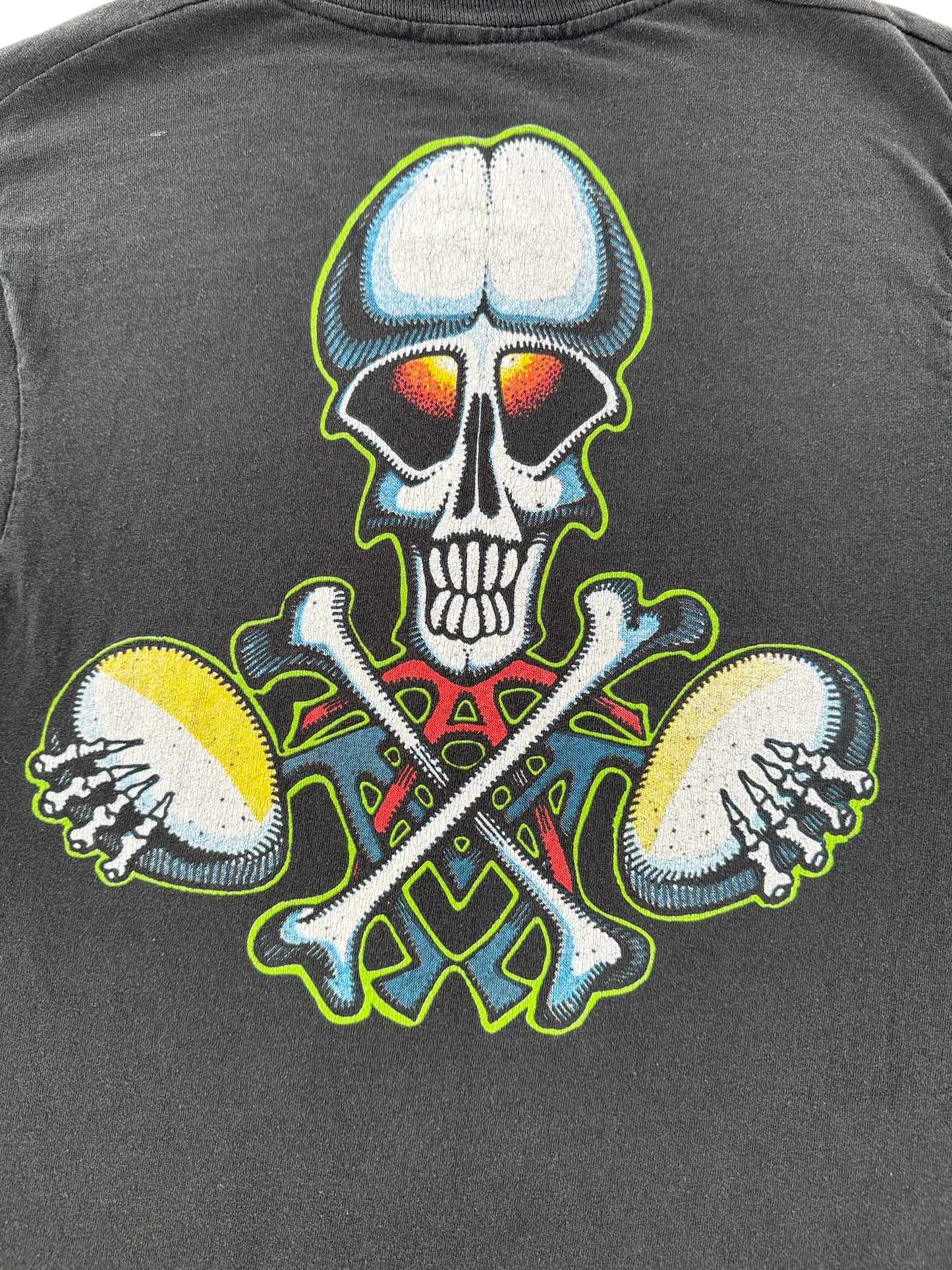 Back Graphic of Vintage 1990 Grateful Dead Aoxomoxoa Tee SZ S