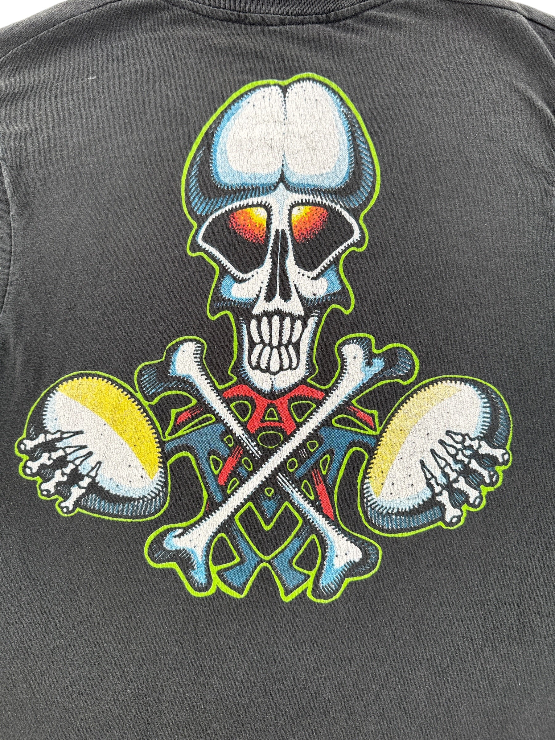 Back Graphic of Vintage 1990 Grateful Dead Aoxomoxoa Tee SZ S