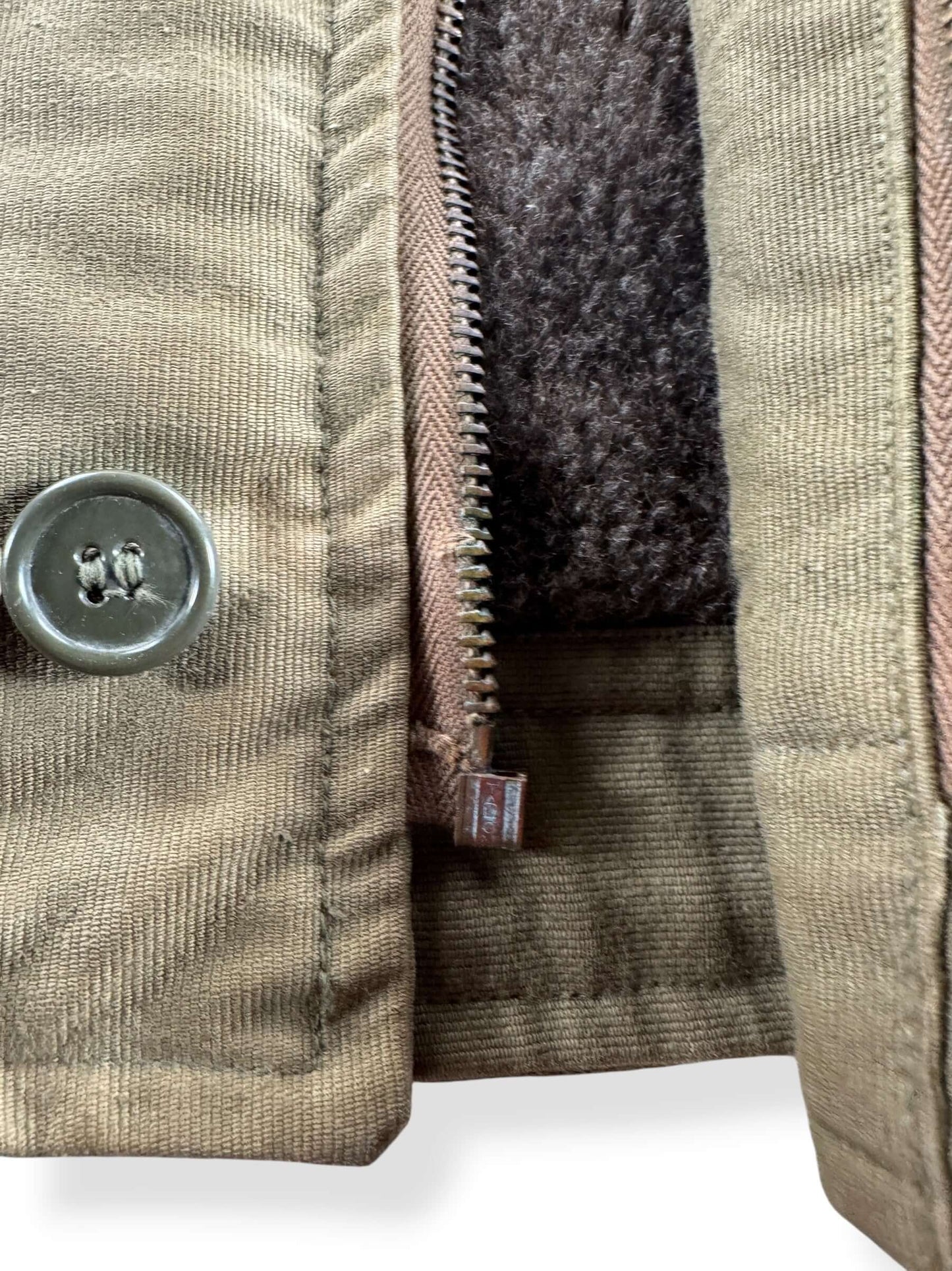 No Zipper on Vintage N-1 Deck Jacket SZ 44 - AS IS