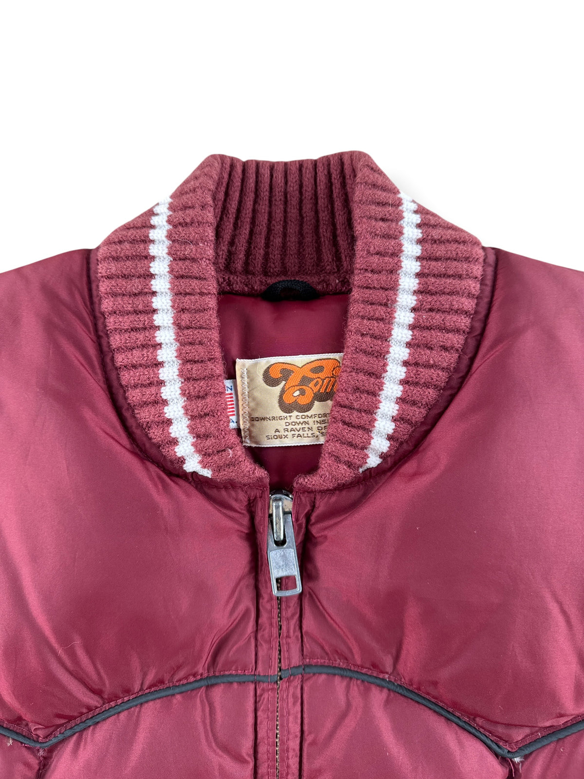 Collar on Vintage 70’s/80’s Comfy Brand Down Jacket SZ M