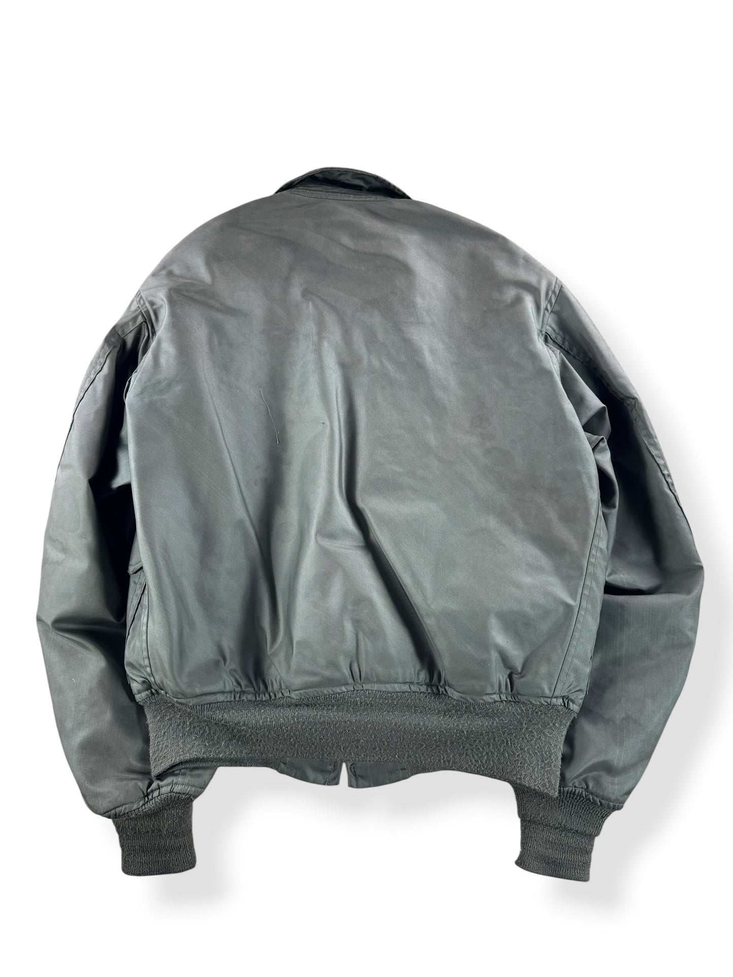 Back of Vintage CWU Military Flight Jacket SZ L