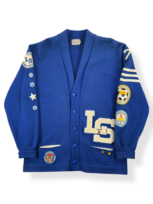 Front of Vintage 1971 Dehen Letterman's Sweater SZ XL
