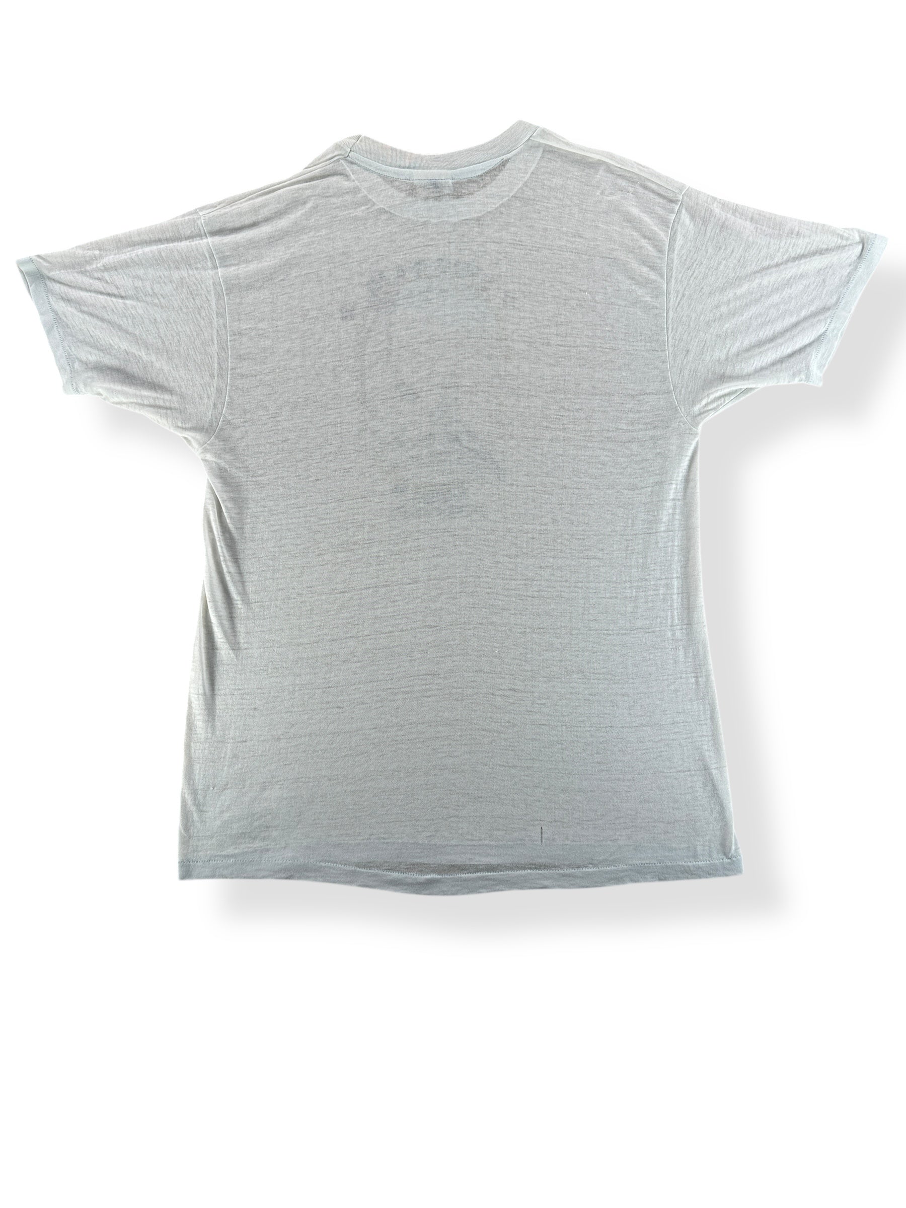 Back of Vintage Paper Thin Whale of a Run Silverdale WA Tee SZ L