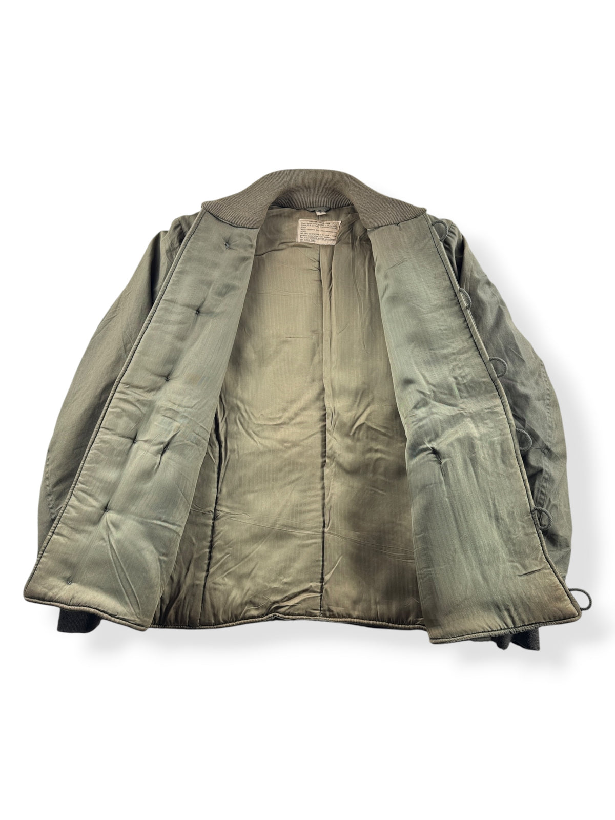 Inside of Vintage 1950s Field Jacket SZ 38R