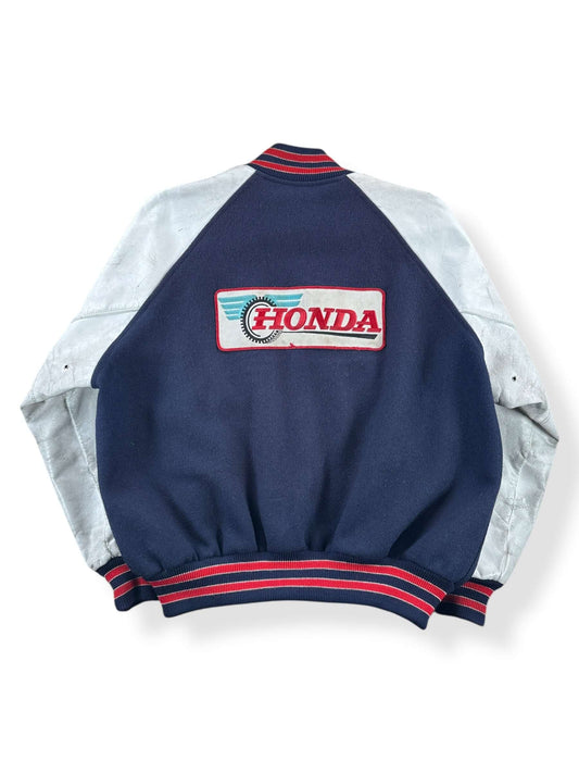 Back of Vintage Honda Varsity Jacket SZ 48