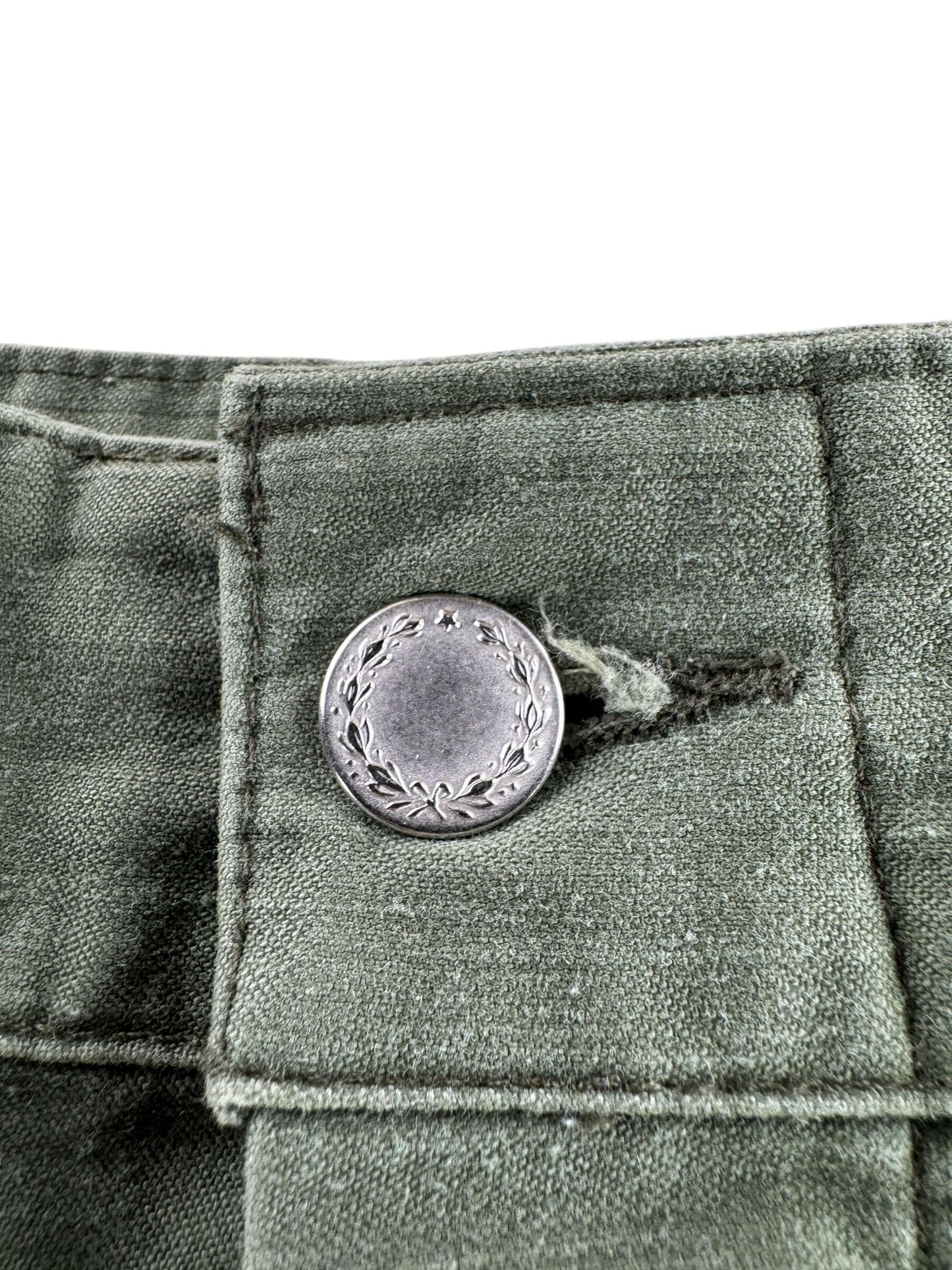 Button on Repro Patch Pocket OG107 Style Trousers W30 (Fits W32)