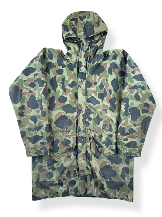 Front of Vintage Eddie Bauer Camo Rain Jacket SZ M