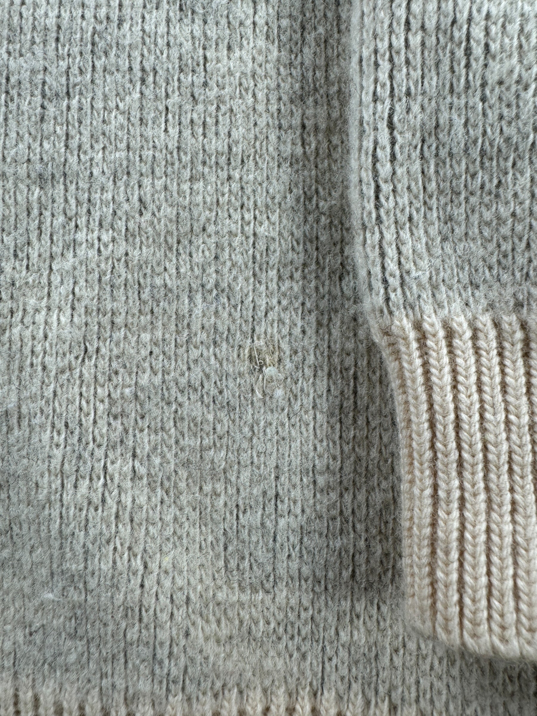 Repair on Vintage Pendleton Shawl Collar Wool Sweater SZ S