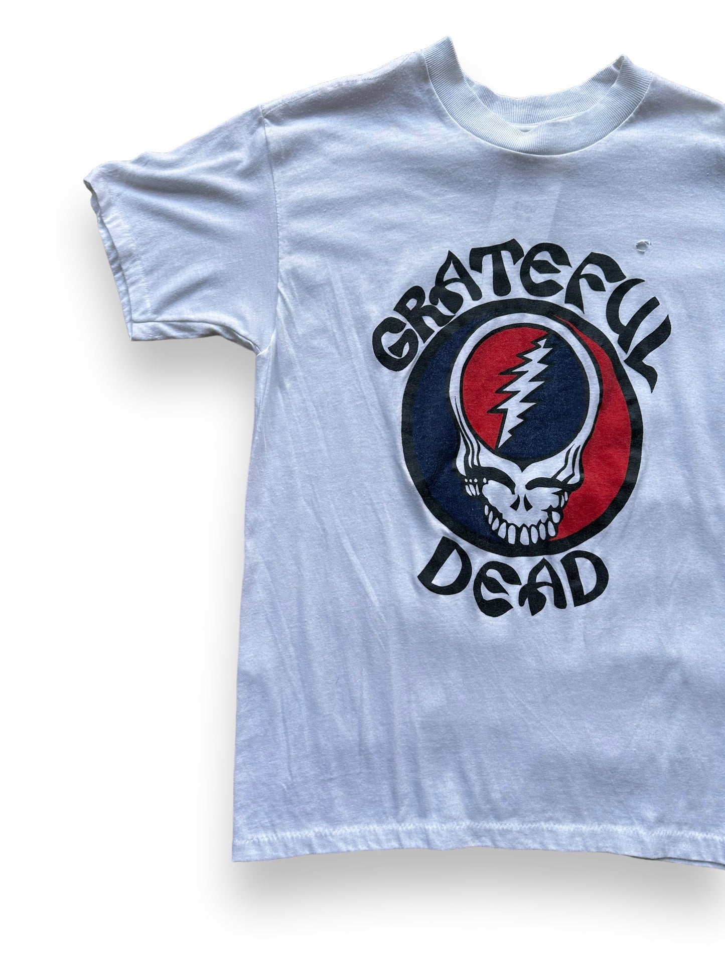 Front Right View of Vintage Grateful Dead Tee SZ L |  Vintage Grateful Dead Tee Seattle | Barn Owl Vintage
