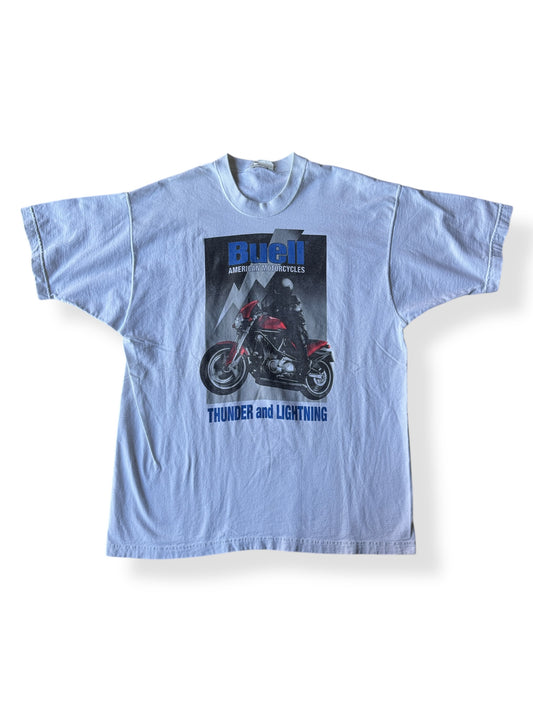 Front of Vintage Buell Motorcycles Tee SZ XL