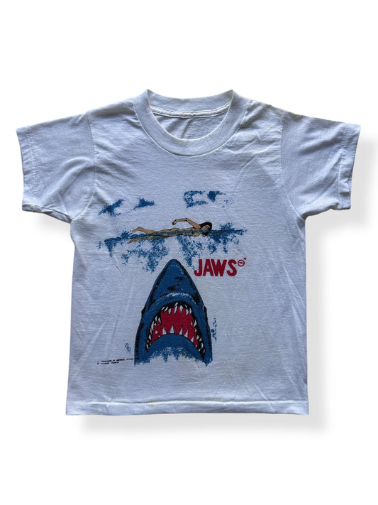 Front of Vintage Jaws Tee SZ Youth M