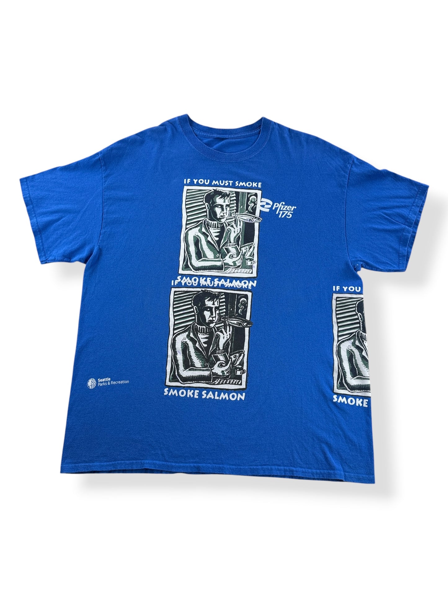 Front of Ray Troll Test Print Tee SZ XL