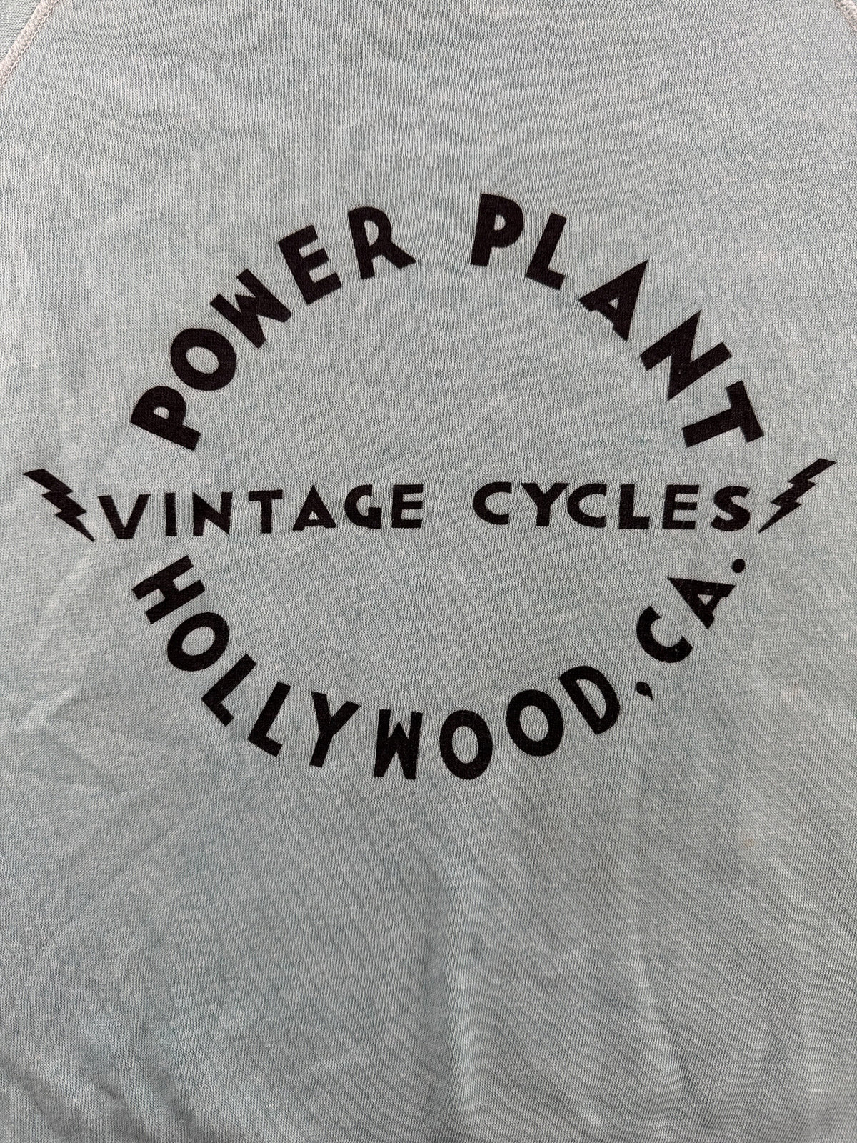 Back of Vintage 70’s LA Power Plant Biker Crewneck SZ M