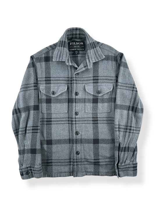 Front of Filson Deer Island Jac Shirt Production Sample SZ XS