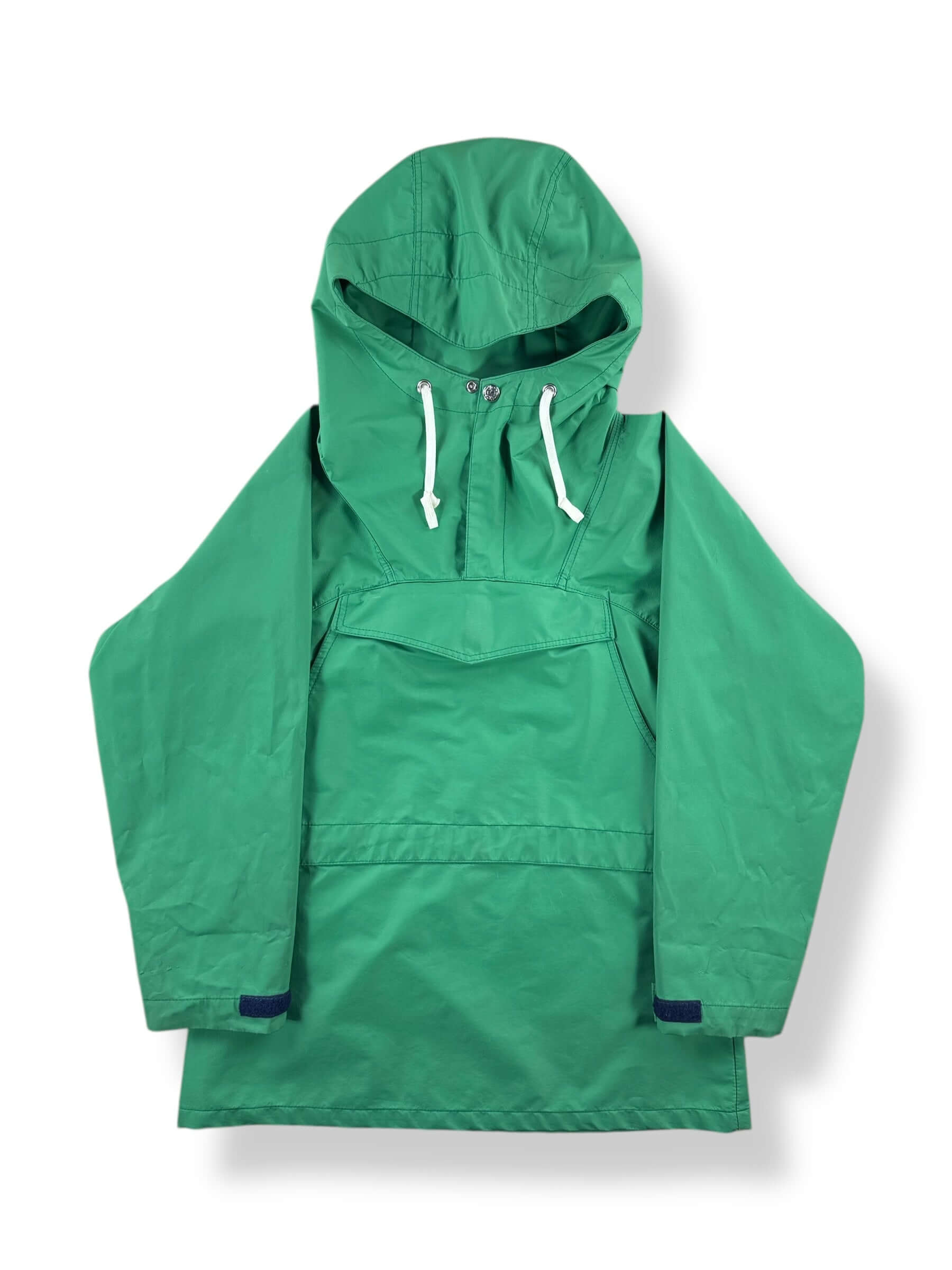 Front of Vintage REI Green Pullover Anorak SZ XXS