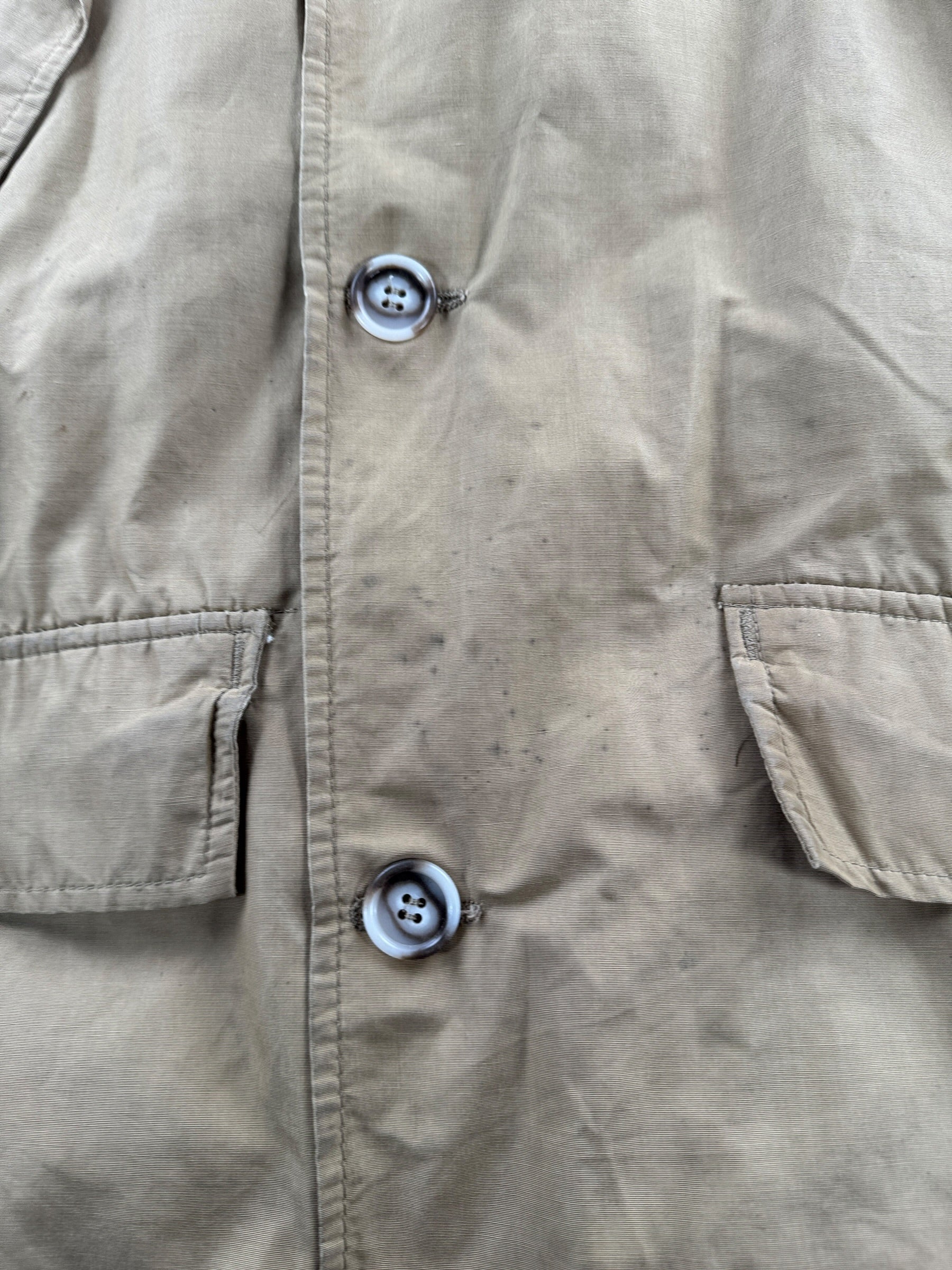 Stains on Vintage L.L. Bean Script Era Down Mackinaw Jacket SZ L