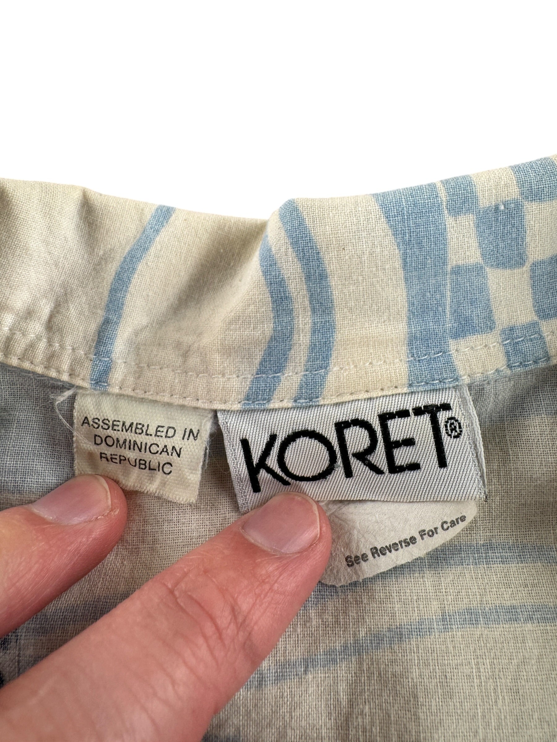 Tag on Vintage Koret Swimming Gals Shirt SZ M
