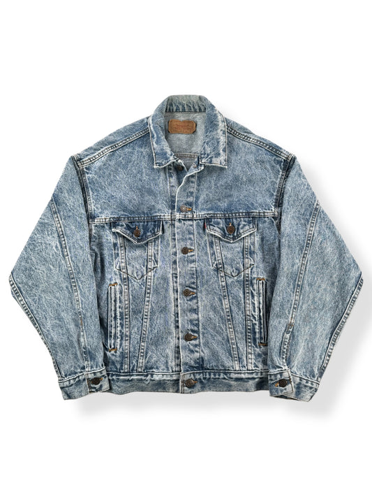 Front of Vintage Levi's Acid Wash Type 3 Jacket SZ L