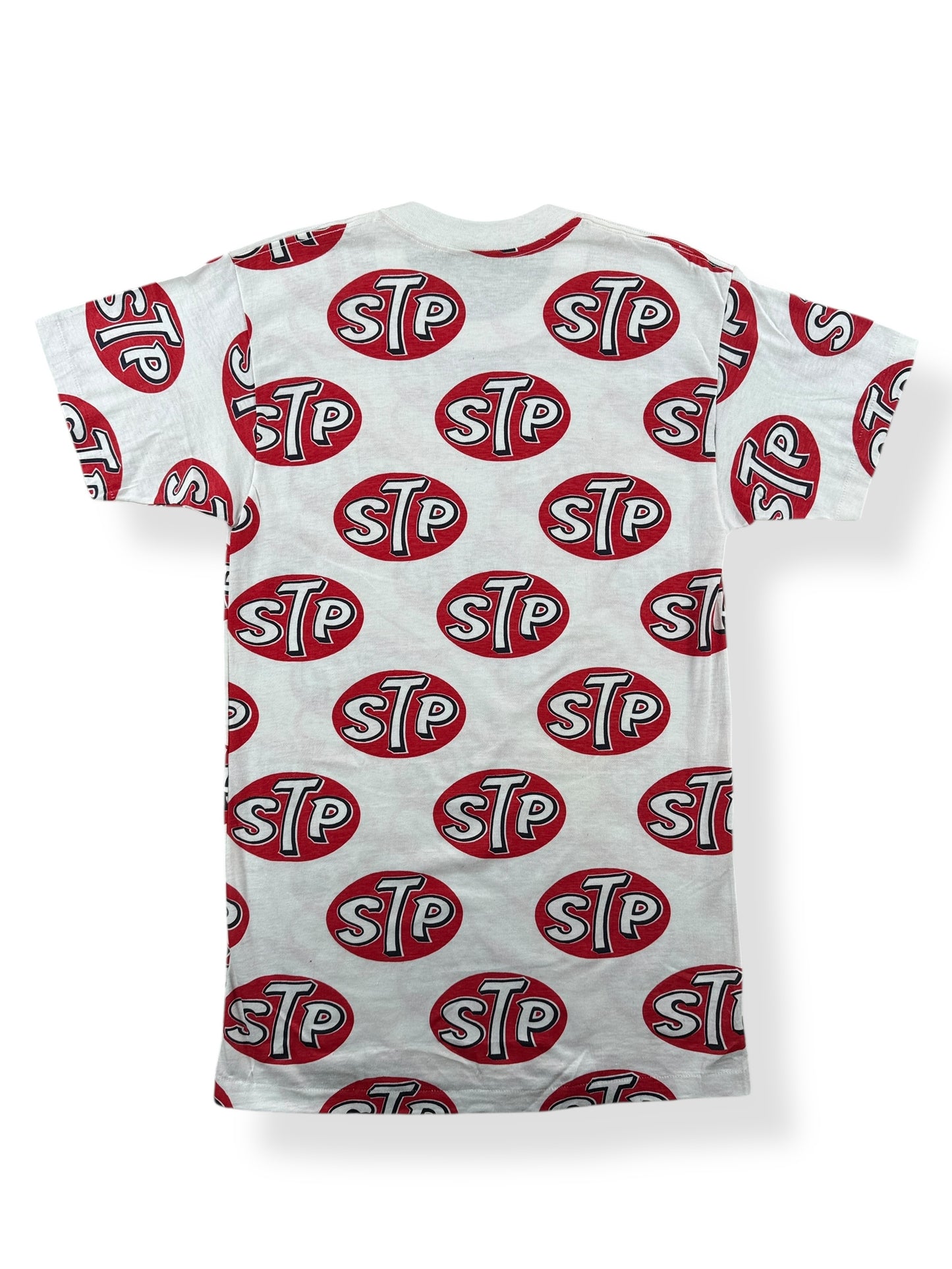 Back of Vintage NOS STP Hanes Tee SZ S