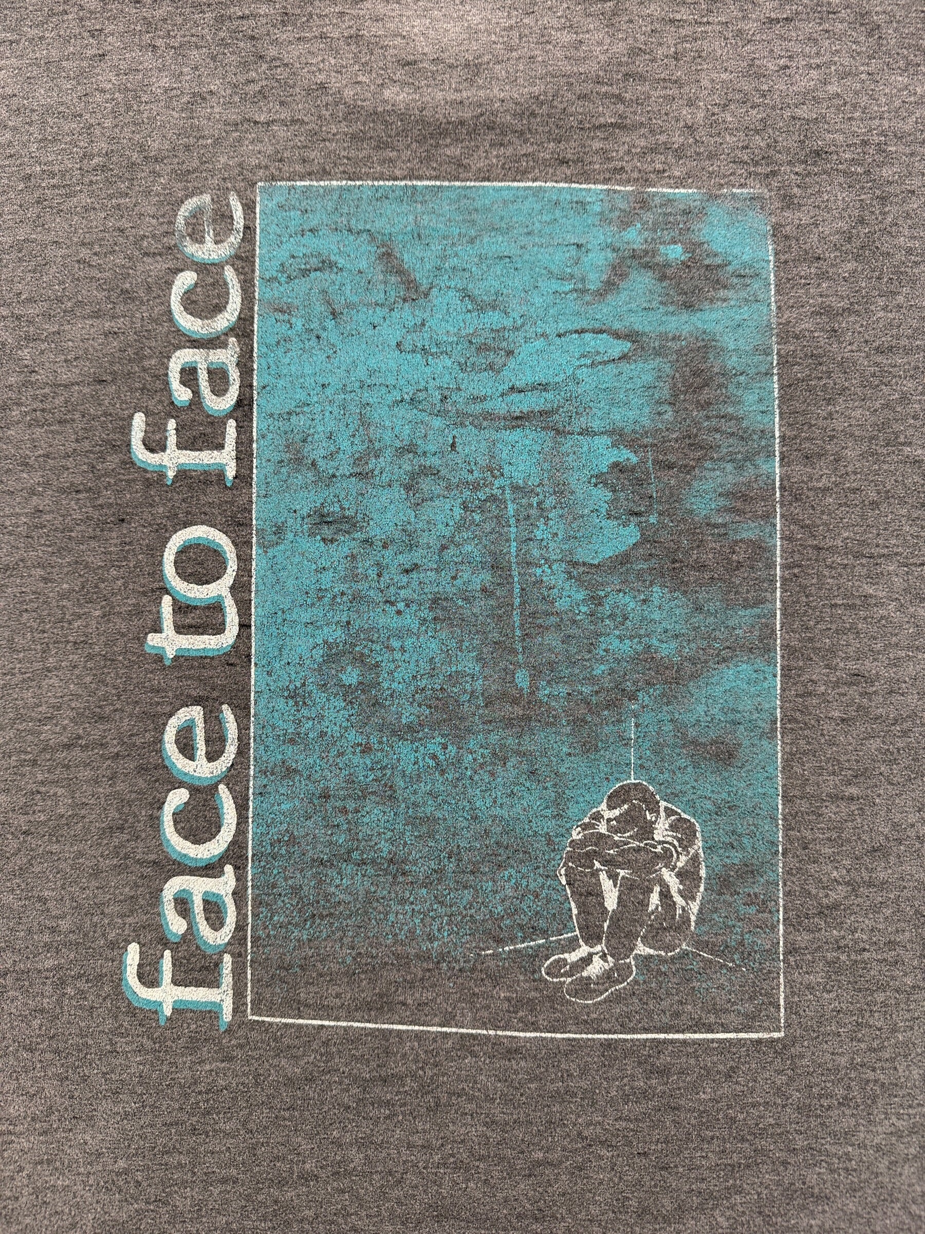 Back Graphic of Vintage Face to Face Tee SZ XL (Fits L)