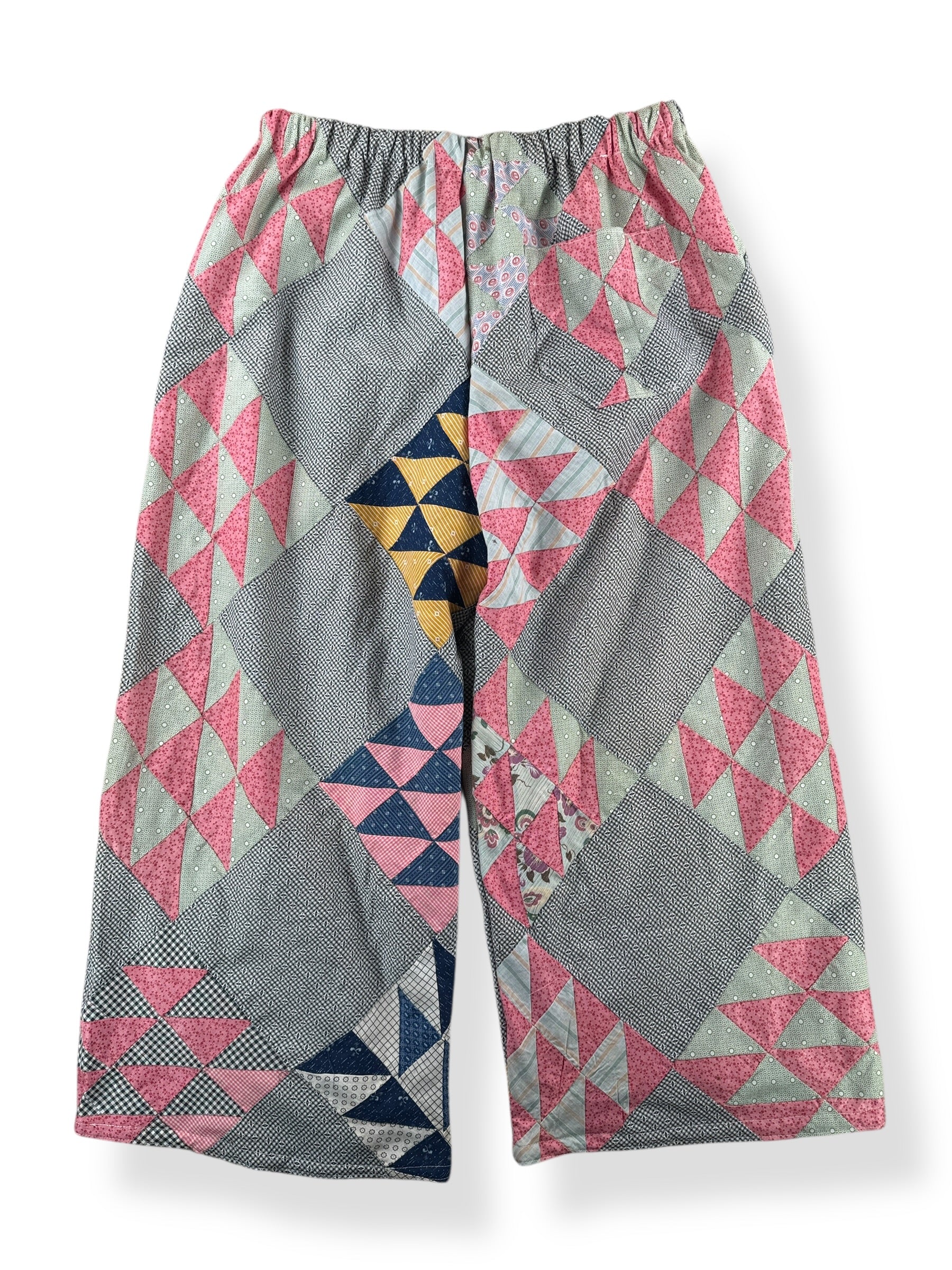 Back of Archive Craft X Barn Owl Vintage Quilt Pants SZ L