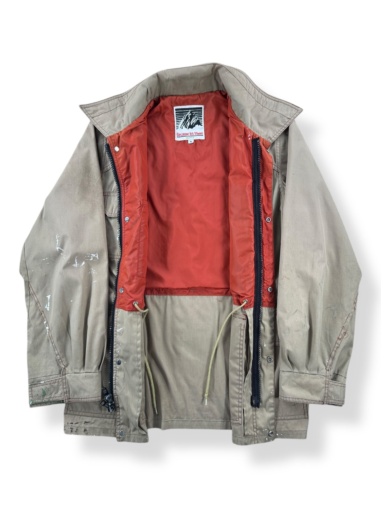 Inside of Vintage Because It's There Painters Parka SZ S AS IS