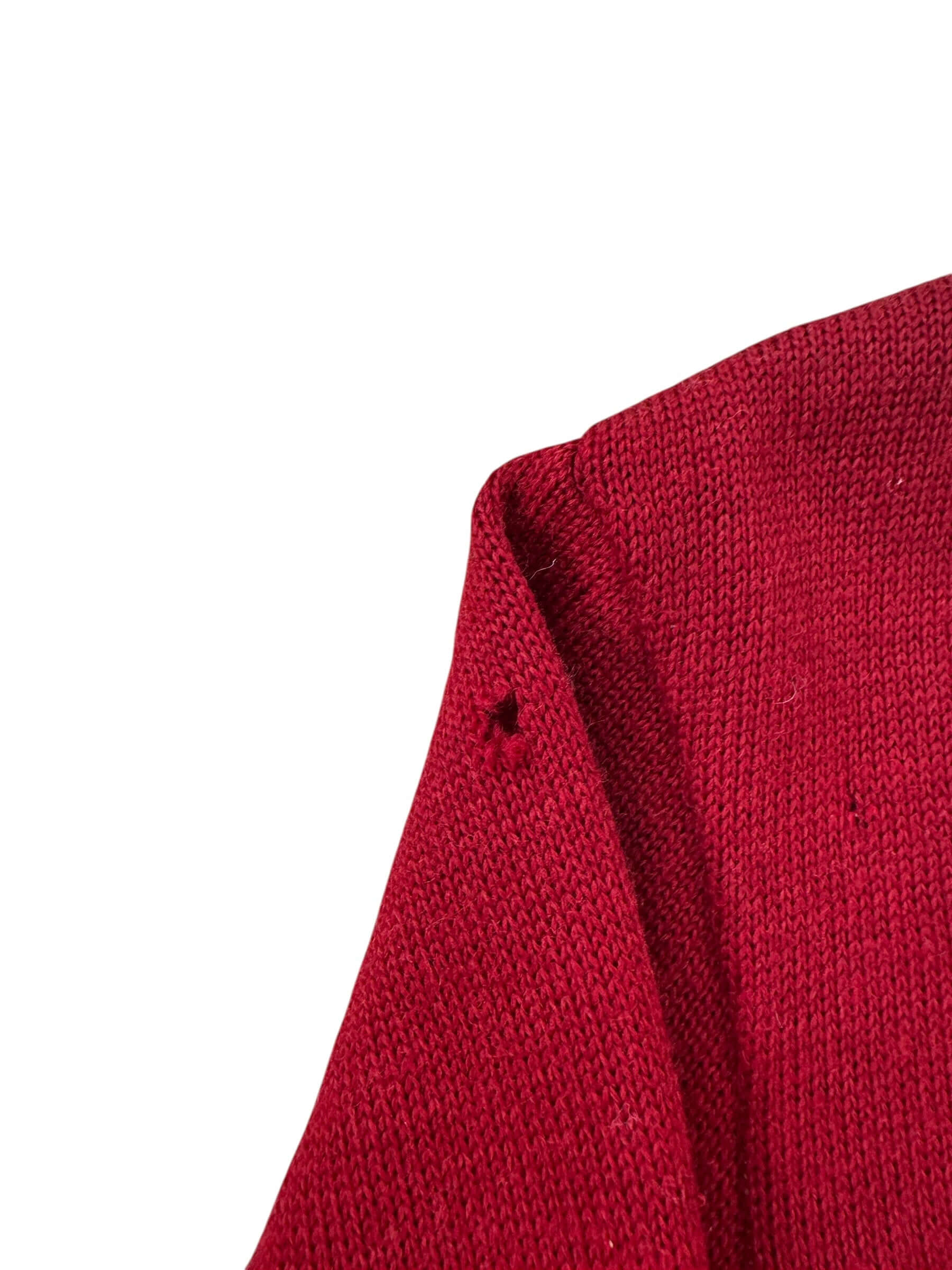Hole on Vintage Chandler's Store For Men Wool Cardigan SZ S AS IS