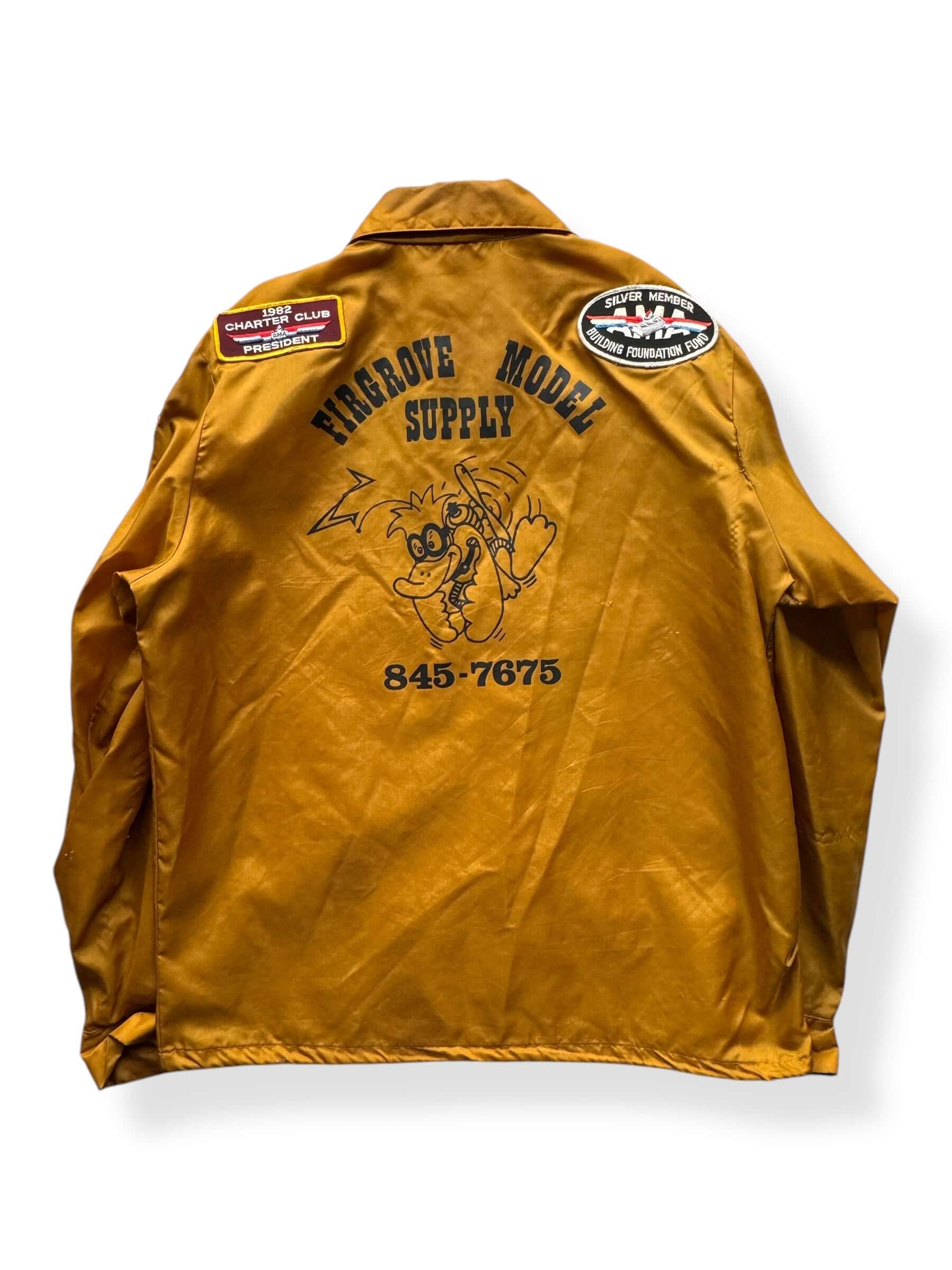 Back of Vintage RC Patched Jacket SZ L