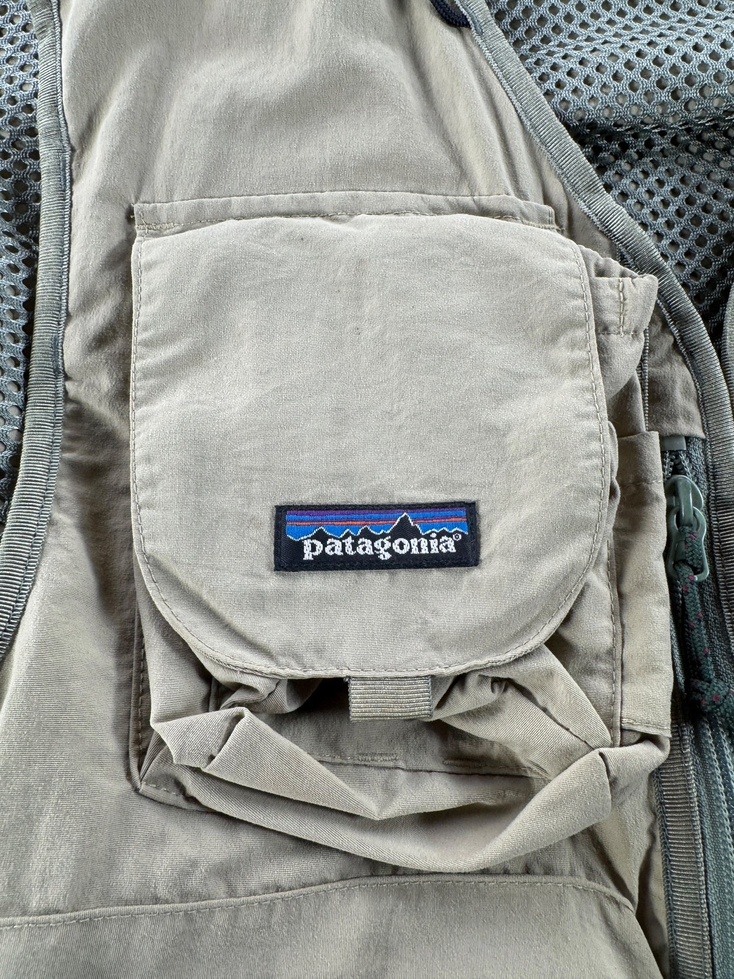 Pocket on Vintage Patagonia Fishing Vest SZ L