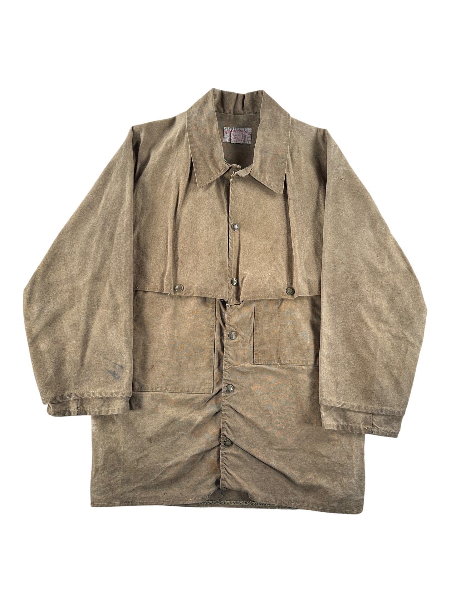 Front of Vintage Filson Tin Cloth Jacket SZ M