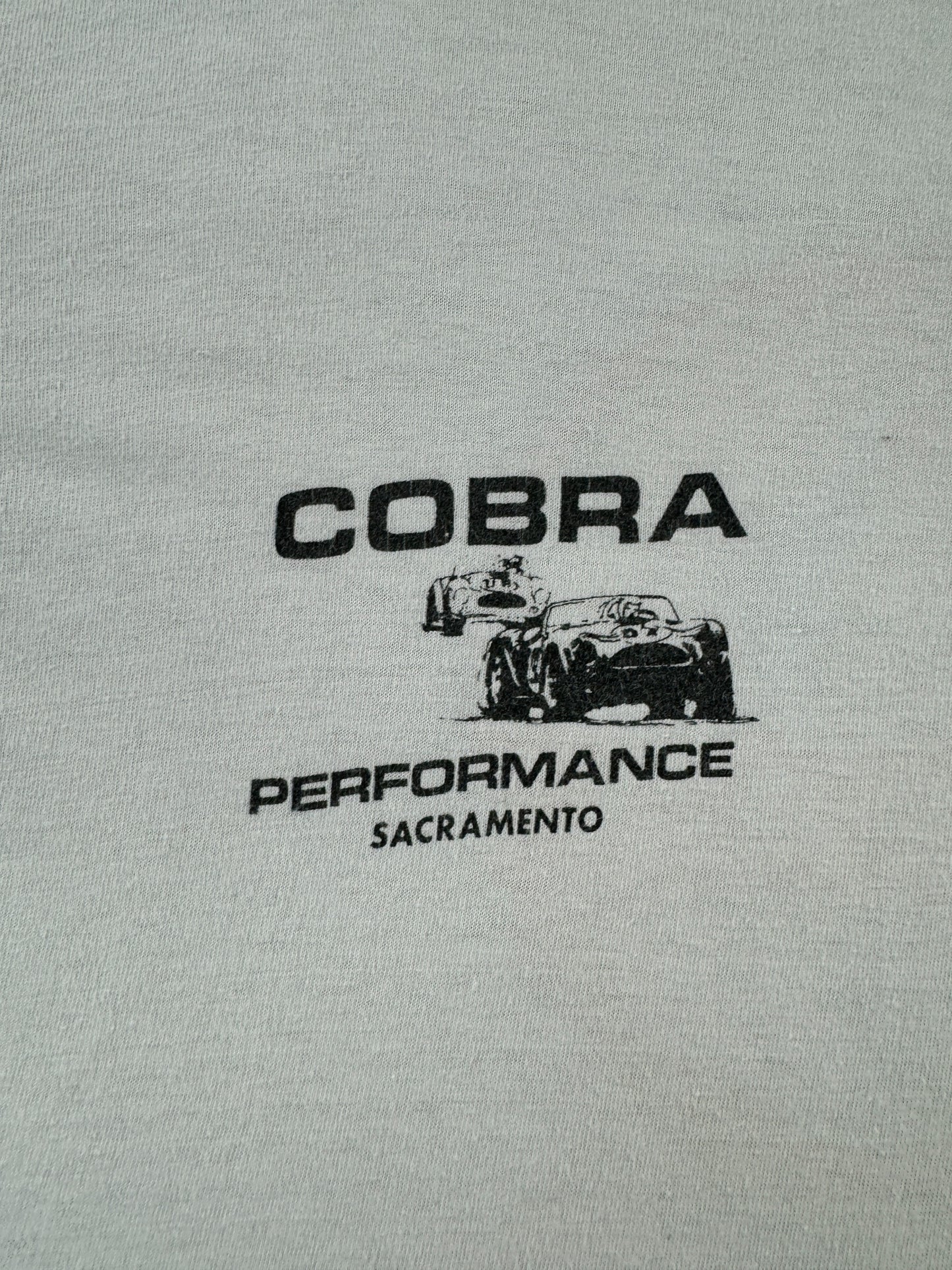 Graphic on Vintage Cobra Performance Tee SZ L