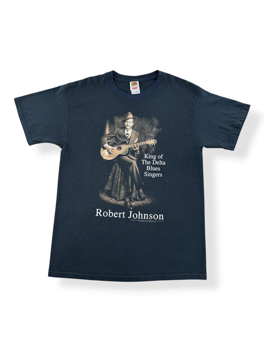 Front of Vintage Robert Johnson King of The Delta Blues Tee SZ L (Fits M)