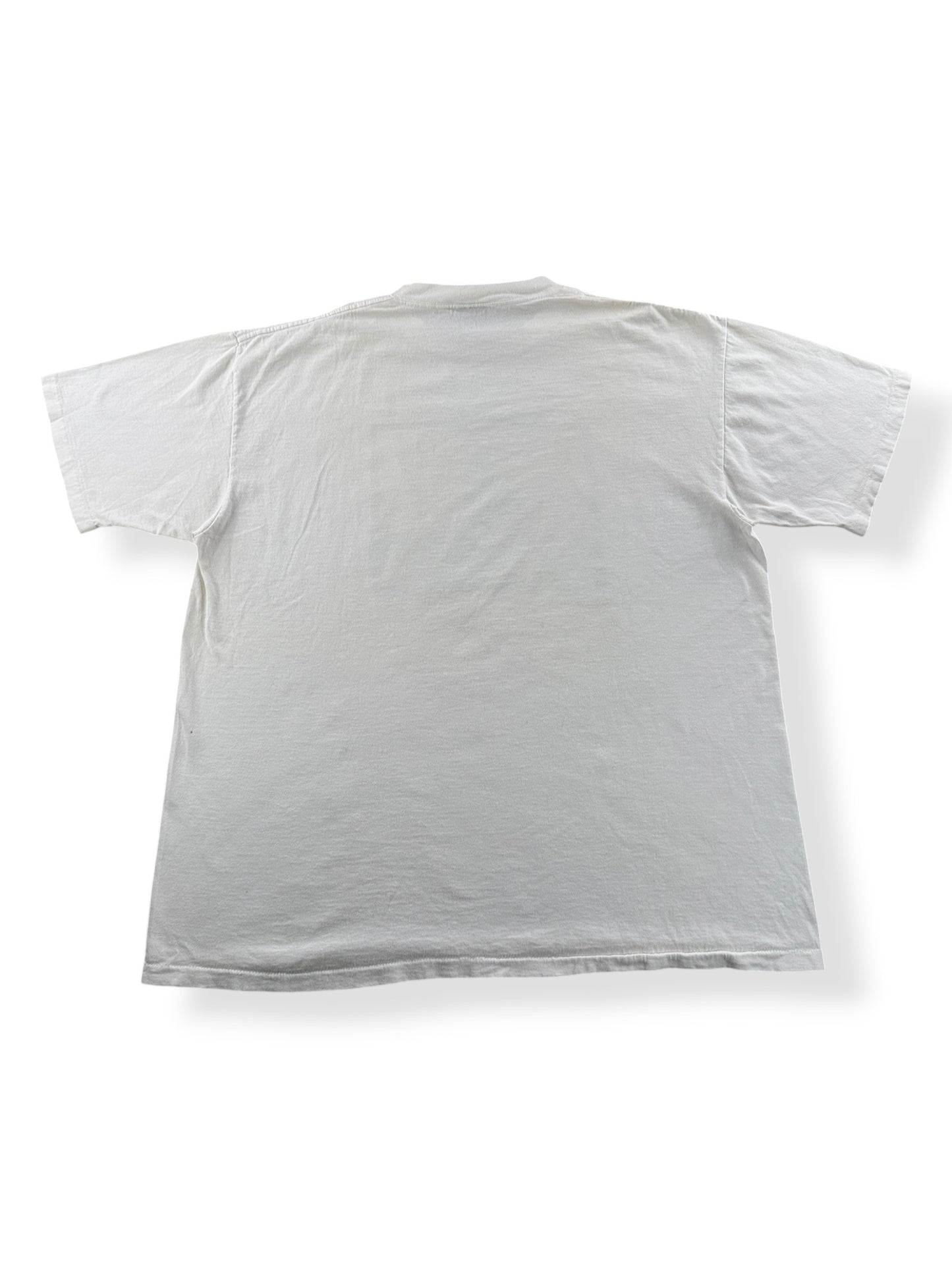 Back of Vintage Buckaroo Brand Apples Cowboy Tee SZ XL