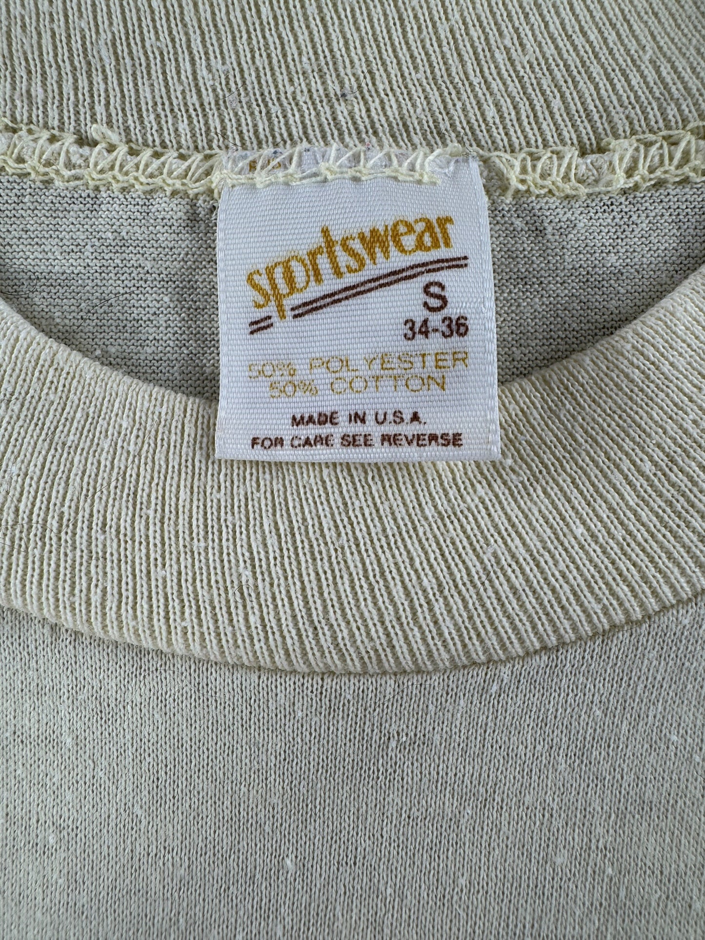 Tag on Vintage Montana Barbwire Horse Tee SZ S (Fits XS)